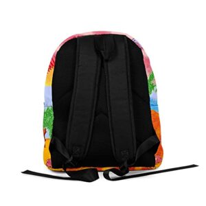 Zakely Un Verano Sin Ti Backpack Bunny Fans Backpack Travel Shoulder Backpack Cosplay Backpack 3pcs Set for Men Women