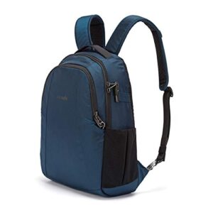 Pacsafe Metrosafe LS350 ECONYL 15 Liter Anti Theft Laptop Daypack/Backpack - with Padded 13" Laptop Sleeve, ECONYL Ocean