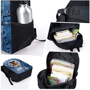 WELLFLYHOM Mushroom Backpack for School Girls Bookbag,Moon Star School Bags Personalized Back Packs Purse for Teens Women College Students Book Bags Satchel Casual Daypack Rucksack