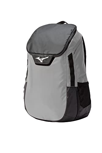 Mizuno Backpack, Grey, One Size