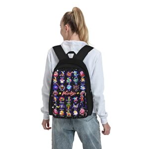 17 in Cartoon Backpack Lightweight Waterproof Bookbag Large Laptop Backpack Travel Bags. (B1, 17inch)