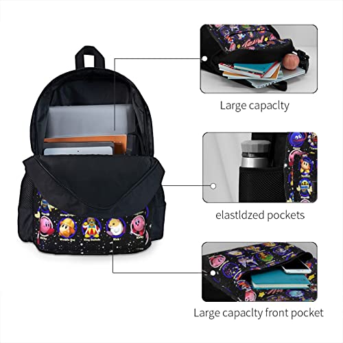 17 in Cartoon Backpack Lightweight Waterproof Bookbag Large Laptop Backpack Travel Bags. (B1, 17inch)