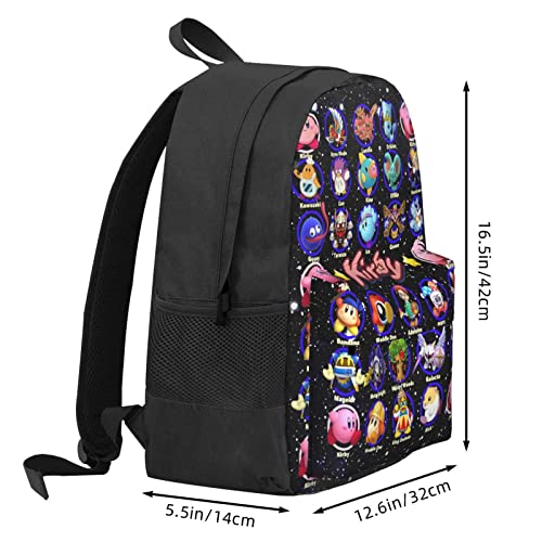 17 in Cartoon Backpack Lightweight Waterproof Bookbag Large Laptop Backpack Travel Bags. (B1, 17inch)