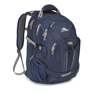 high sierra xbt – tsa laptop backpack, true navy/charcoal, one size