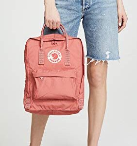 Fjallraven Women's Kanken Backpack, Dahlia, Red, Orange, One Size