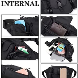 Chenstabar Sling Bag Chest Shoulder Backpack Small Men Crossbody Shoulder Bag Multipurpose Fanny Pack for Wallet Phone (Snap)