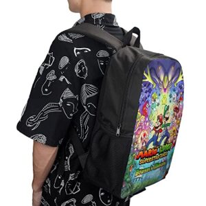 ohlcgin School Backpack For Boys Super Mar.io Backpack Unisex Cartoon Backpack For Teenagers Boys Backpack Girls Backpack School Backpack For Boys Teen Bookbags Durable Backpacks, 17inch