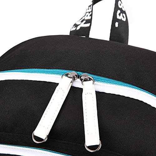 CHENMEILI SCP Printed Travel BackPack Laptop Bag College Bag Bookbag with USB Charging Port