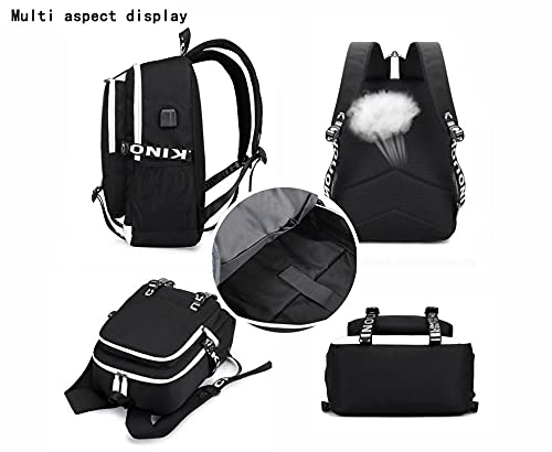 TTBRAND Joyee Hot Game Genshin Impact Cosplay Backpack with USB Charging Port for Teen. (Xiao)