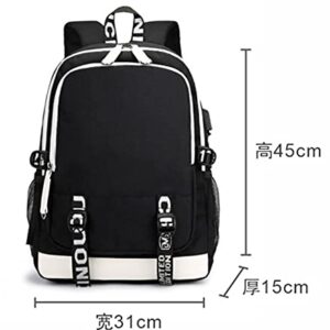 TTBRAND Joyee Hot Game Genshin Impact Cosplay Backpack with USB Charging Port for Teen. (Xiao)