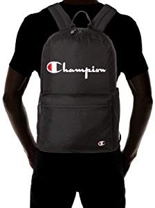 Champion unisex adult Backpacks, Black, One Size US