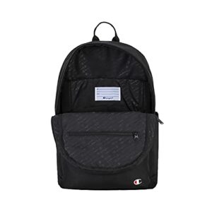 Champion unisex adult Backpacks, Black, One Size US