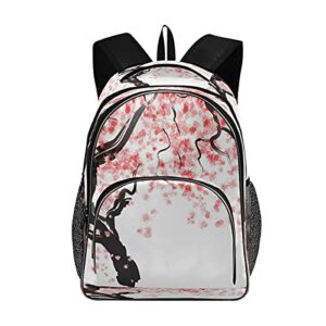 school backpack japanese cherry tree blossom bookbag schoolbag for school travel