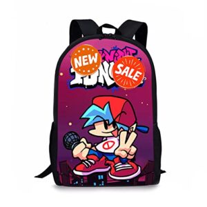 valvia cartoon backpack durable lightweight laptop backpack for men women boys girls university travel shoulder bag 17 inch