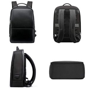 BOPAI Travel Laptop Backpack 15.6 inch Business Anti Theft Backpack with Hidden Zipper Waterproof Work Backpack with USB Charging all Black