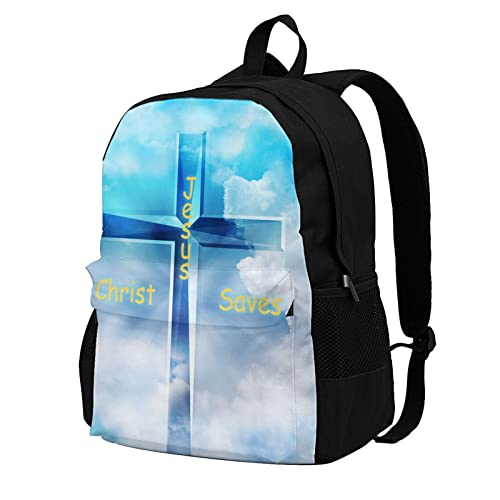 Religious Christian Faith Jesus Backpacks For Men And Women,Backpack For Students, Everyday And School Computer Bags For Gift