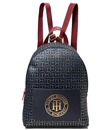 Tommy Hilfiger Millie II Medium Dome Backpack Tommy Navy/Light Gold Lurex One Size