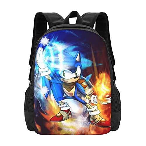 HAIROURI Anime Backpack for Boys Girls Large Capacity Book Bag Gifts Cartoon Laptop Backpack Travel Daypack-Style 1