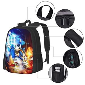 HAIROURI Anime Backpack for Boys Girls Large Capacity Book Bag Gifts Cartoon Laptop Backpack Travel Daypack-Style 1