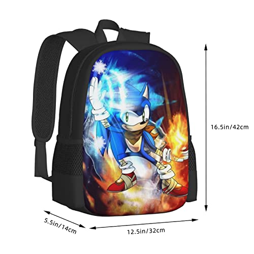 HAIROURI Anime Backpack for Boys Girls Large Capacity Book Bag Gifts Cartoon Laptop Backpack Travel Daypack-Style 1