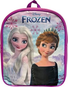 ruz frozen anna and elsa toddler girl 12 inch mini backpack (pink)