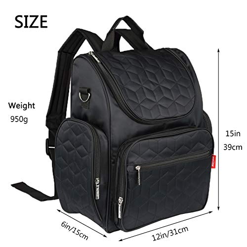 goldwheat Diaper Bag Backpack Baby Nappy Changing Bag Maternity Travel Backpack