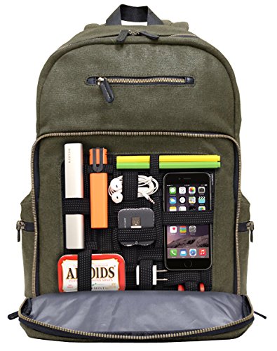 Cocoon MCP3404AG Urban Adventure 16" Backpack with Built-in GRID-IT!® Accessory Organizer (Army Green)