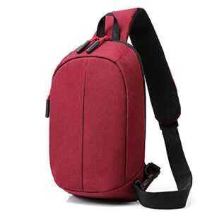 peicees sling bag for men wateproof sling backpack mens crossbody shoudler bag for travel cycling hiking daypack