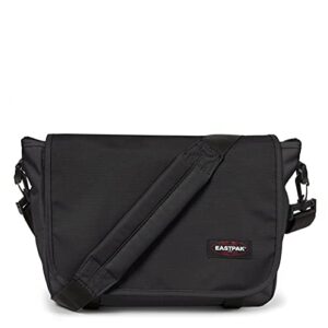 eastpak jr shoulder bag – for school, laptop, travel, work, or bookbag – black