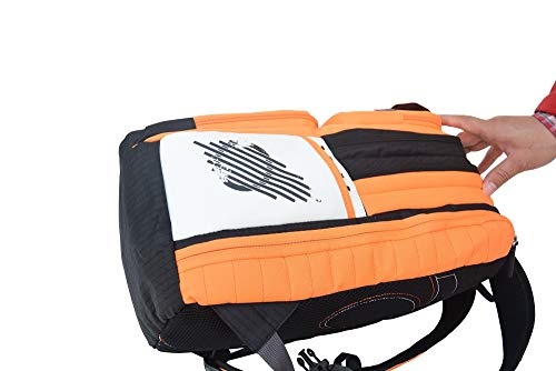 HAMIQI Star Wars Rebel Army Logo Backpack Outdoor Travel Backpack Student Schoolbag Laptops Backpack (Orange)