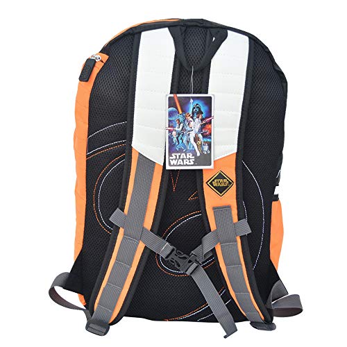 HAMIQI Star Wars Rebel Army Logo Backpack Outdoor Travel Backpack Student Schoolbag Laptops Backpack (Orange)