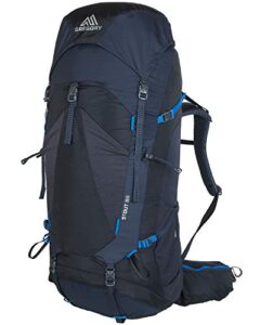 gregory mountain products stout men’s 60 backpack, phantom blue