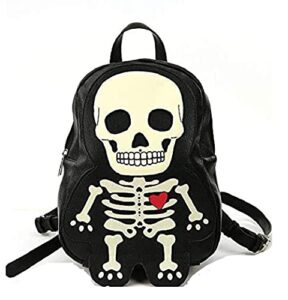 glow in the dark skeleton backpack