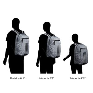 adidas League Three Stripe 2 Backpack, Black/White, One Size