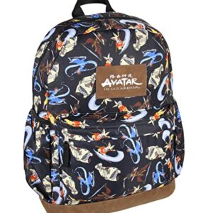 Nickelodeon Avatar The Last Airbender Character Aang Katara Appa Zuko Cartoon All Over Print Backpack