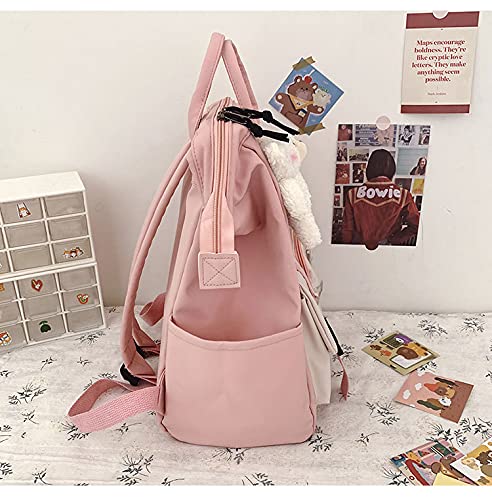 JIELAFIC Kawaii Backpack for School,kawaii Backpack with Kawaii Pin and Accessories Cute Bookbags for Teen Girls (Purple5)