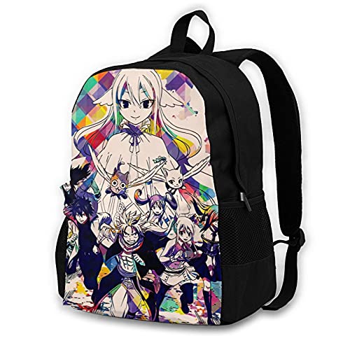 Anime Fairy Tail Backpack Unisex Waterproof 3d Print Bookbag Big Capacity Laptop Bag Travel Daypacks Suitable School Outdoor