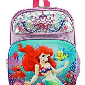 Ruz The Little Mermaid Ariel Medium 3-D EVA Molded 12 Inch Backpack