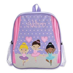 let’s make memories personalized just for me backpack – back to school – kid’s backpack – tote school supplies – for school, sleepovers – ballerina design – customize name