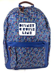 disney cruise line full size backpack with adjustble straps – 16 by 12 by 4 inches