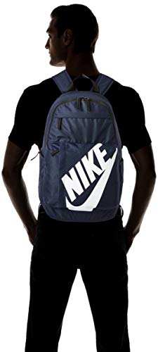 Nike Backpack, Multiple Compartments, (Obsidian/Black/White)