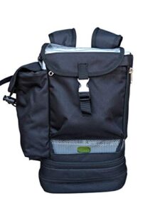 backpack for philips respironics simplygo min poc (only fits the simplygo mini, not the regular) carrying holder backpack for both standard & extended batteries