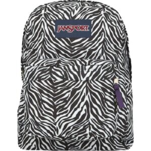 JanSport T501 Superbreak Backpack - Cosmo Zebra/Primal Purple