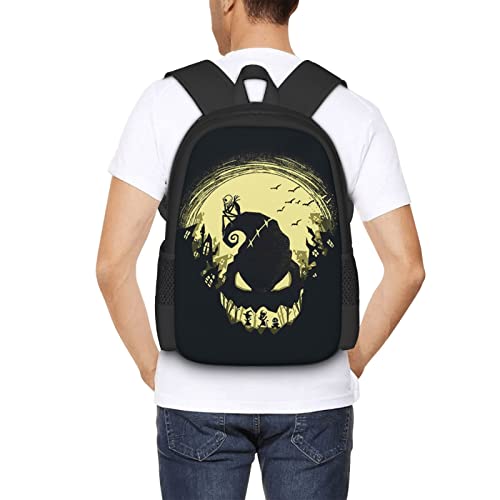 Christmas Cartoon Nightmare Backpack girls school backpack laptop backpacks Versatile High capacity Basic Water Resistant Casual Backpack for women Lightweight Backpacks Bags Gmy bags Halloween S59