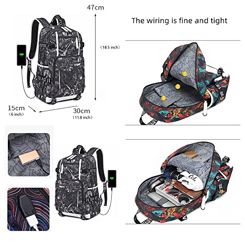 JaJa Star K-B-24 basketball player multi-functional backpack men's and women's travel backpack student schoolbag fan schoolbag (3)