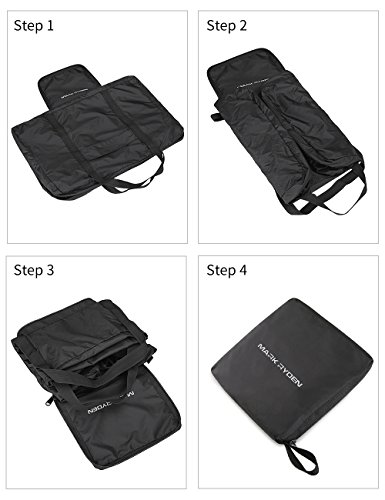 Portable Duffle Bag Backpack Mark Ryden Black 33 Liters Water-Resistant with Multipurpose of use Gym, Duffle Bag, Hiking, Workout, Outdoor, Carry on Backpack, Hand Luggage 33L, Flight Approved Carry-on Bag, Ultra-lightweight only 0.25 pound