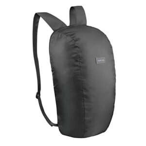forclaz foldable compact 10l backpack (black)