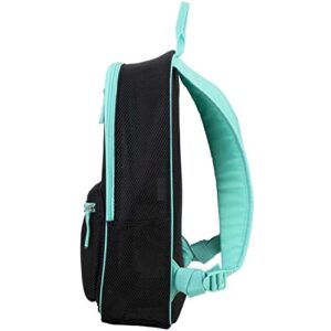 Eastsport Active Semi Transparent Soft Comfortable Mesh Backpack, Black/Turquoise One Size