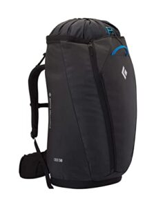 black diamond creek 50 backpack, black, small/medium
