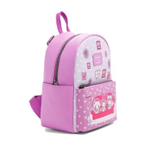 loungefly my melody & kuromi slumber party mini backpack